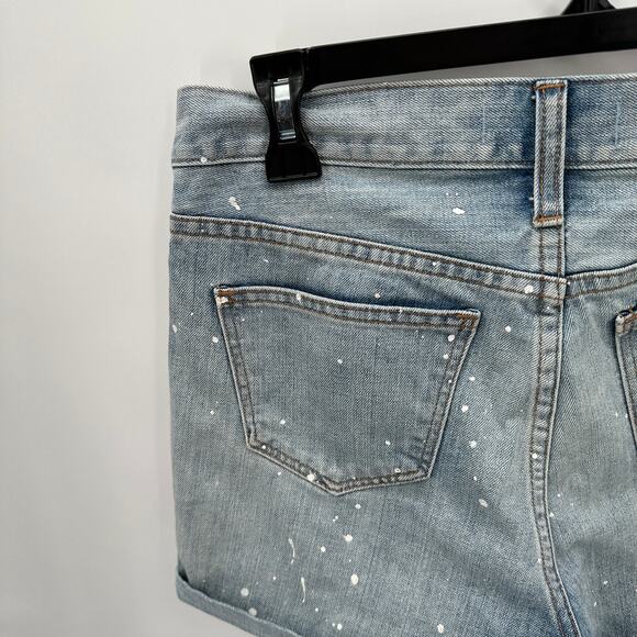 MADEWELL Rolled Boy Denim Shorts with Paint Splatter C1738 // 25 - Picture 10 of 11